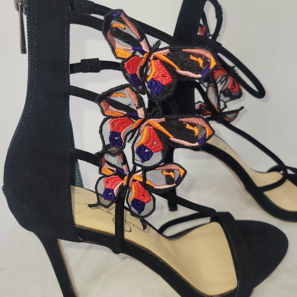 Jessica Simpson Jonna Stiletto Heels w/3D Butterflies - Picture 5 of 9